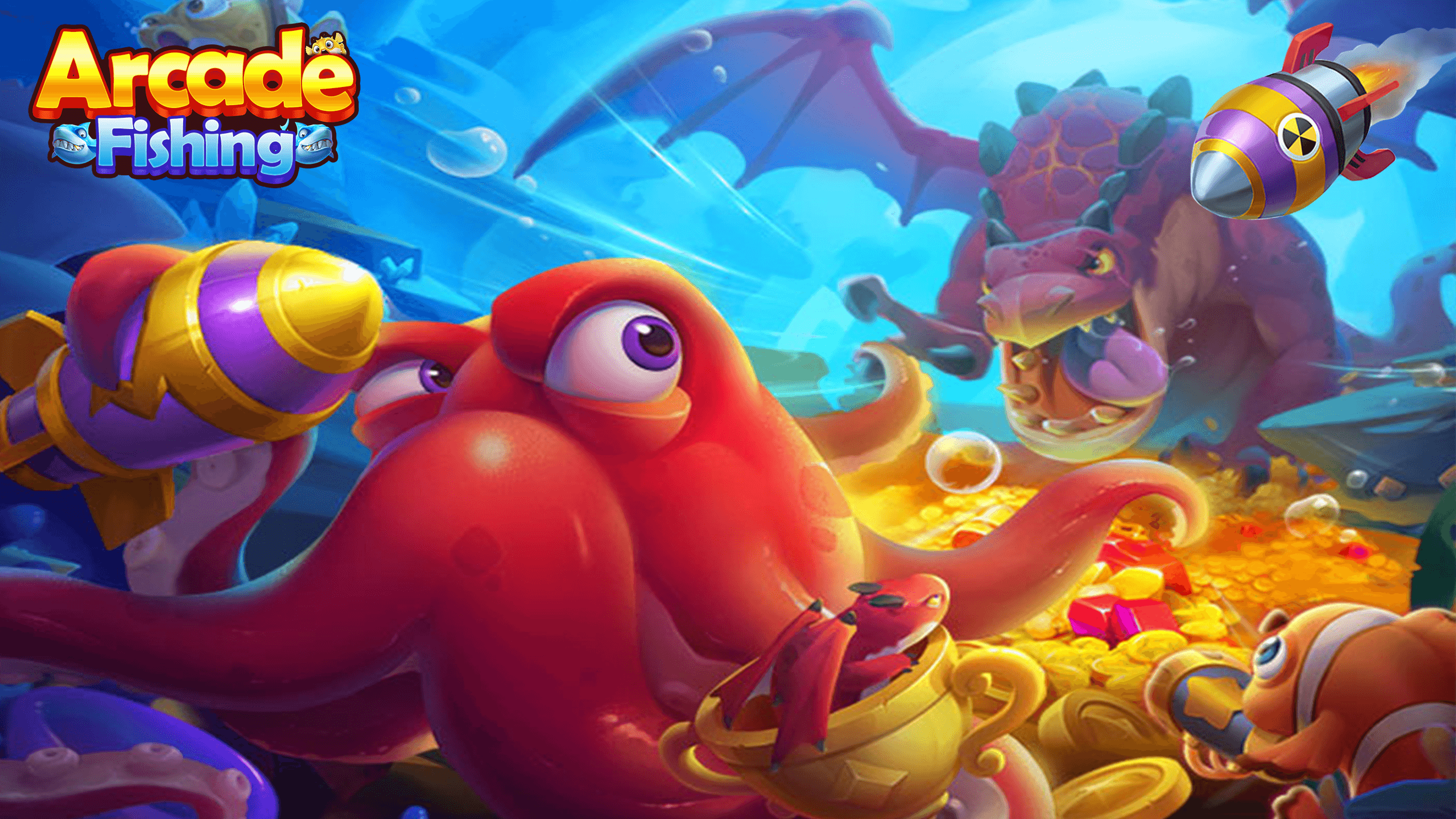 Arcade fishing game